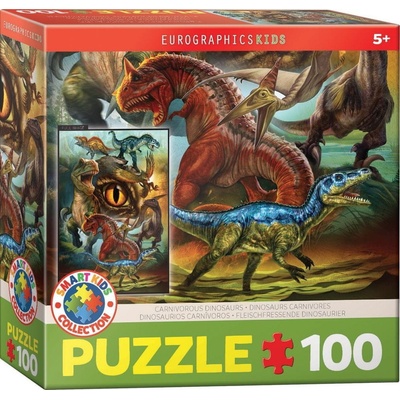 Eurographics Masožraví dinosauři 100 dielov