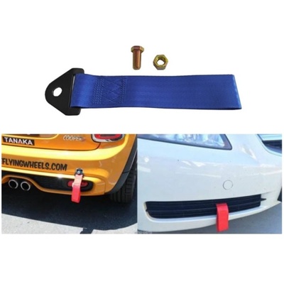 Колан за теглене с теглич, син 11073