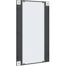 Image 1 of vidaXL Стенно огледало, черно, 60x100 см, правоъгълно, желязо (358631)