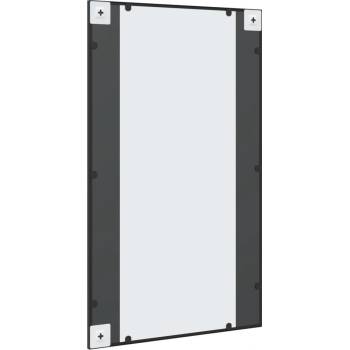 Image 1 of vidaXL Стенно огледало, черно, 60x100 см, правоъгълно, желязо (358631)