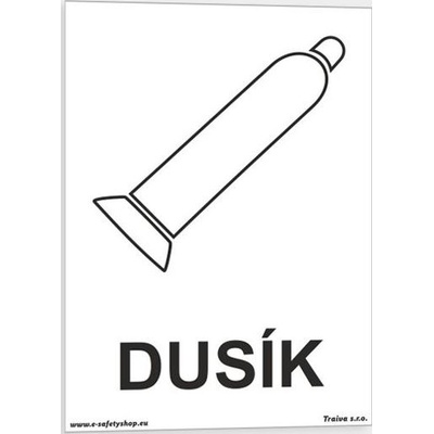 Traiva s.r.o Dusík Verze: Samolepka 148 x 210 mm (A5) tl. 0.1 mm - Kód: 00405