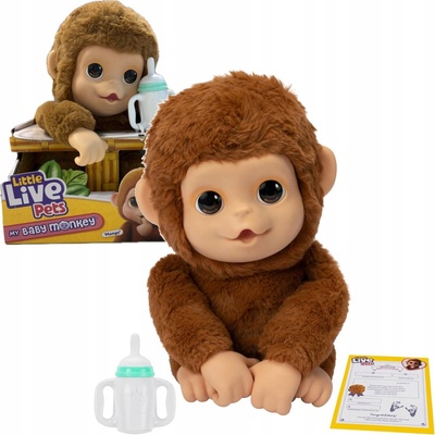 Moose Toys opička reagujúca na zvuk a pohyb