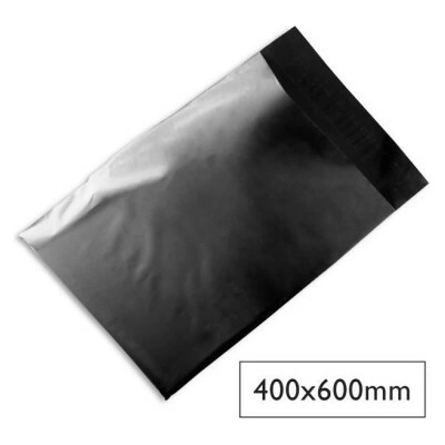 Plastové obálky na zásielky 400 x 600mm čierne 100ks