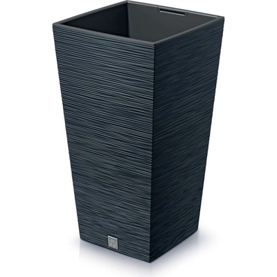 Prosperplast Květináč FURU SQUARE 39,5 cm antracit