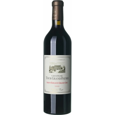 Chateau Tour Grand Faurie Saint-Emilion Grand Cru suché červené 2008 13,5% 0,75 l (holá láhev)