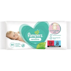 Pampers мокри кърпи Sensitive XXL - 12 х 80 броя - topcho-online