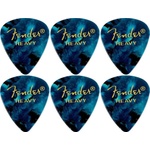 Fender 351 Shape Premium 6 Ocean Turquoise Перце за китара (198-2351-508-KUS-6PACK-SET)
