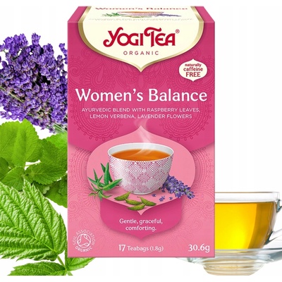 Yogi Tea Zerex Ajurvédsky čaj Ženský čaj bylinný čaj 17 x 1,8 g