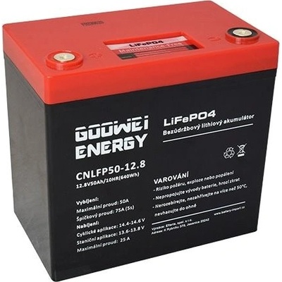 GOOWEI ENERGY 50Ah 12.8V CNLFP50-12.8