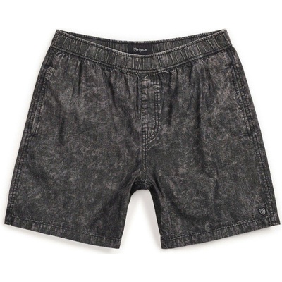 Brixton Steady Elastic Wb Short Black Acid Wash