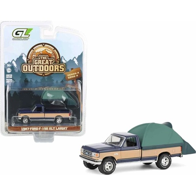 GreenLight Ford XLT Lariat Pick-up se střešním stanem 1987 1:64