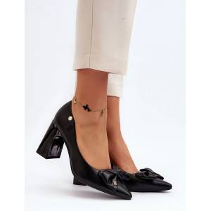 Step in style Дамски обувки на дебел ток модел 193389 Step in style