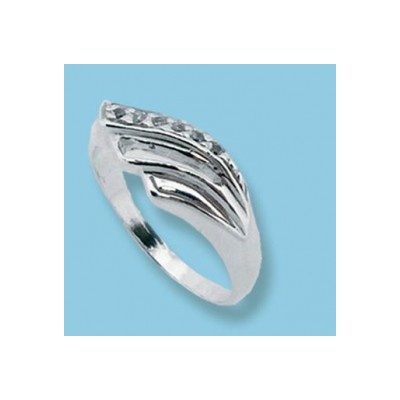 Tokashsilver strieborný prsteň so zirkónmi 1625004