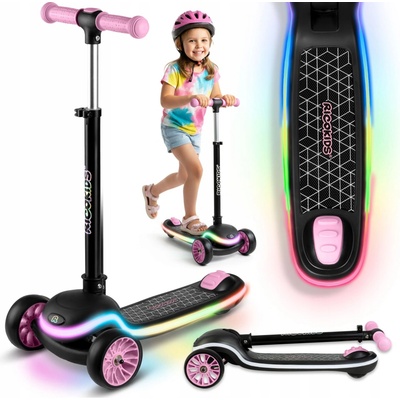 Ricokids Leddi černo-růžová