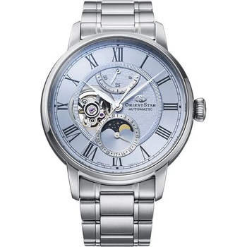 Orient Star RE-BT0007L Limited Edition Мъжки часовник - Автоматичен часовник с Луна Фаза и Полускелетен Прозорец (Колекционерски)
