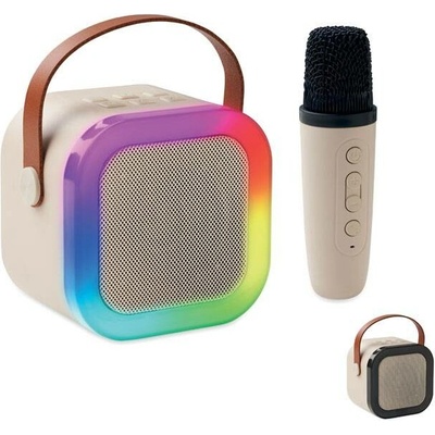 Karaoke set s reproduktorom hnedá Beige