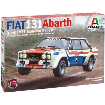 Italeri Fiat 131 Abarth 1977 San Remo Rally Winner 1:24
