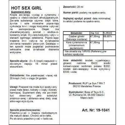 Hot Sex Girl 20 ml