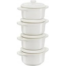 Staub Sada 4 keramických foriem Mini Cocotte 10 cm