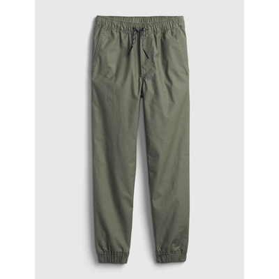 GAP Dětské kalhoty Jogger Zelená