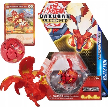 Spin Master Bakugan Legends Platinum Blitz Fox a karty