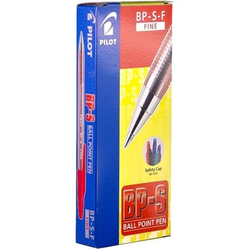 Pilot BP-S 12 бр. /опаковка червена химикалка BPS-F-R-DOB (BPS-F-R-DOB)