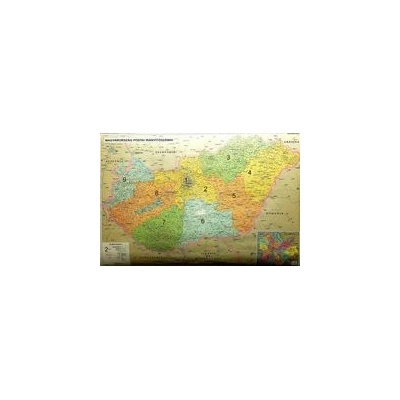 Nástěnná mapa - Maďarsko
