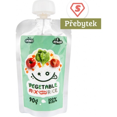 OVKO Bio kapsička zeleninová směs s rýží 90 g