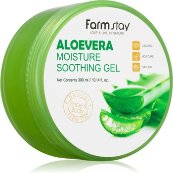 Farm Stay Aloe успокояващ хидратиращ гел за лице, тяло и коса 300ml