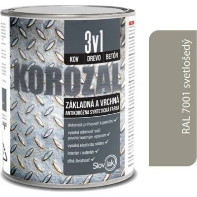 Korozal 3v1 RAL 7001 2,5 l svetlošedá