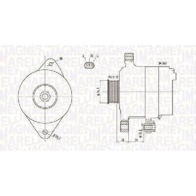 Generátor MAGNETI MARELLI 063731800010