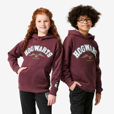 Decathlon dětská hřejivá mikina Harry Potter fialová