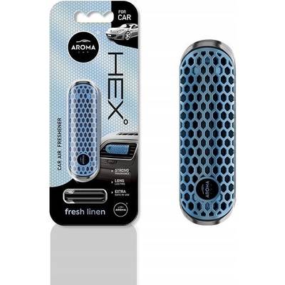 Aroma Car POLYMER HEX FRESH LINEN