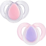 Tommee Tippee Ортодонтични залъгалки Tommee Tippee - Night Time, 18-36 м, 2 броя, розови (43340099) - baby