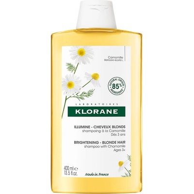 Klorane Rozjasňující šampon s heřmánkem oživující barvu pro blond vlasy 400 ml