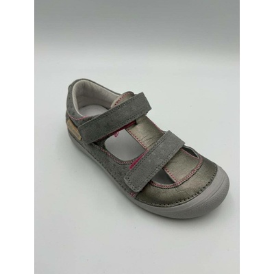 D.D.STEP sandálky 063-237B BAREFOOT Grey