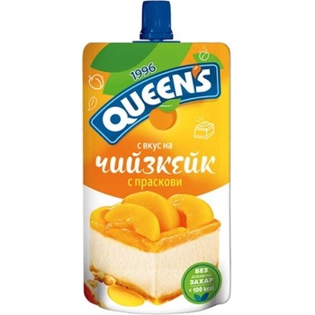 Queen's Мус чийзкейк с праскови Queens 100гр