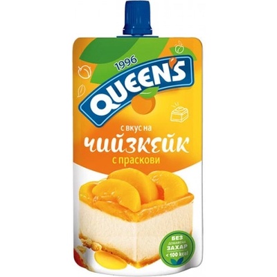 Queen's Мус чийзкейк с праскови Queens 100гр