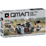 Qman Конструктор, Qman, Военен мотоциклет R12, 69 части (Q21021-1)