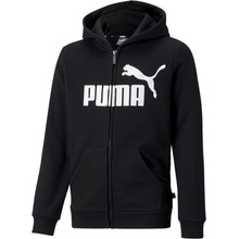 Puma mikina ESSENTIAL BIG LOGO FZ HOODIE Černá