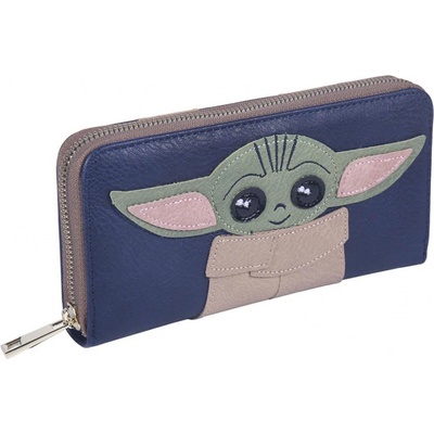 CurePink Dámská peněženka psaníčko The Mandalorian Baby Yoda