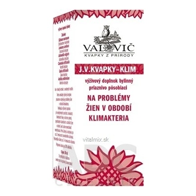 J.V Kapky KLIM na problémy žen v období klimakteria 50 ml