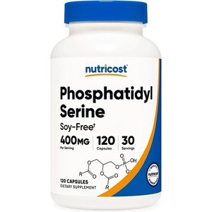 Nutricost Памет и концентрация - Фосфатидилсерин, 100 mg х 120 капсули (67123 (337101) NC)