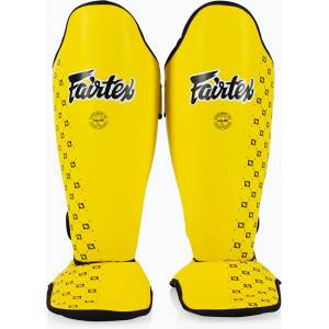 Fairtex Феъртекс Състезателни подложки за подбедрици жълти