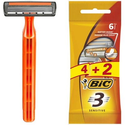 BIC Самобръсначка bic 872907, еднократна употреба, за мъже, 6 броя (872907)