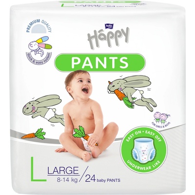 Bella Happy Pants 4 Maxi 8-14 kg 24 ks