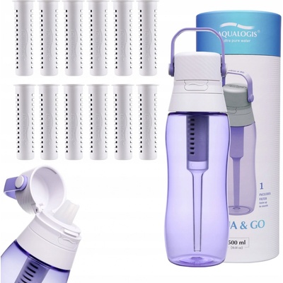 Aqualogis Aqua&Go 500 ml fialová