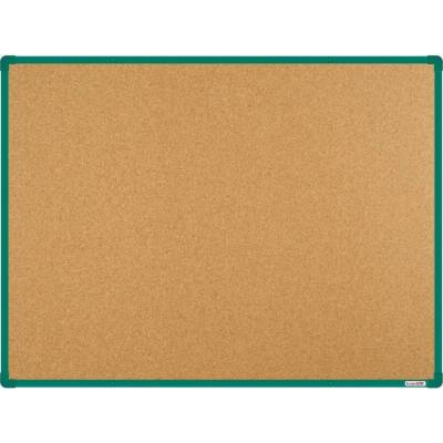 VMS VISION Korková nástěnka boardOK se zeleným rámem 1200 x 900
