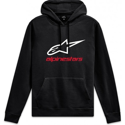 Alpinestars mikina ALWAYS HOODIE 3 černá/bílá/červená