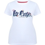 Lee Cooper Дамска тениска Lee Cooper LeeCooper Classic T Shirt Ladies - White